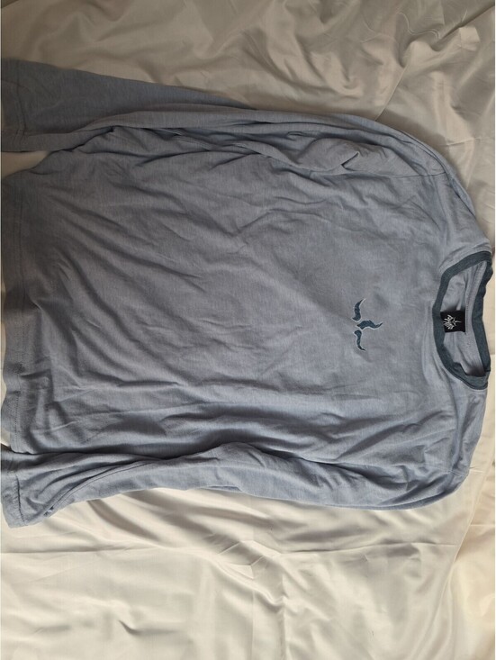 Prana Other - prAna Men's Long Sleeve Crew Neck Shirt Blue Size Large Lightweight